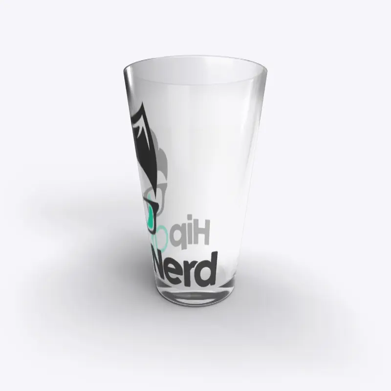 Hip City Nerd Pint Glass