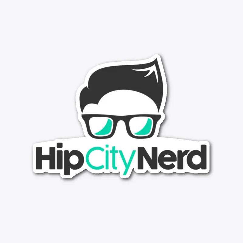 Hip City Nerd Die Cut Sticker 